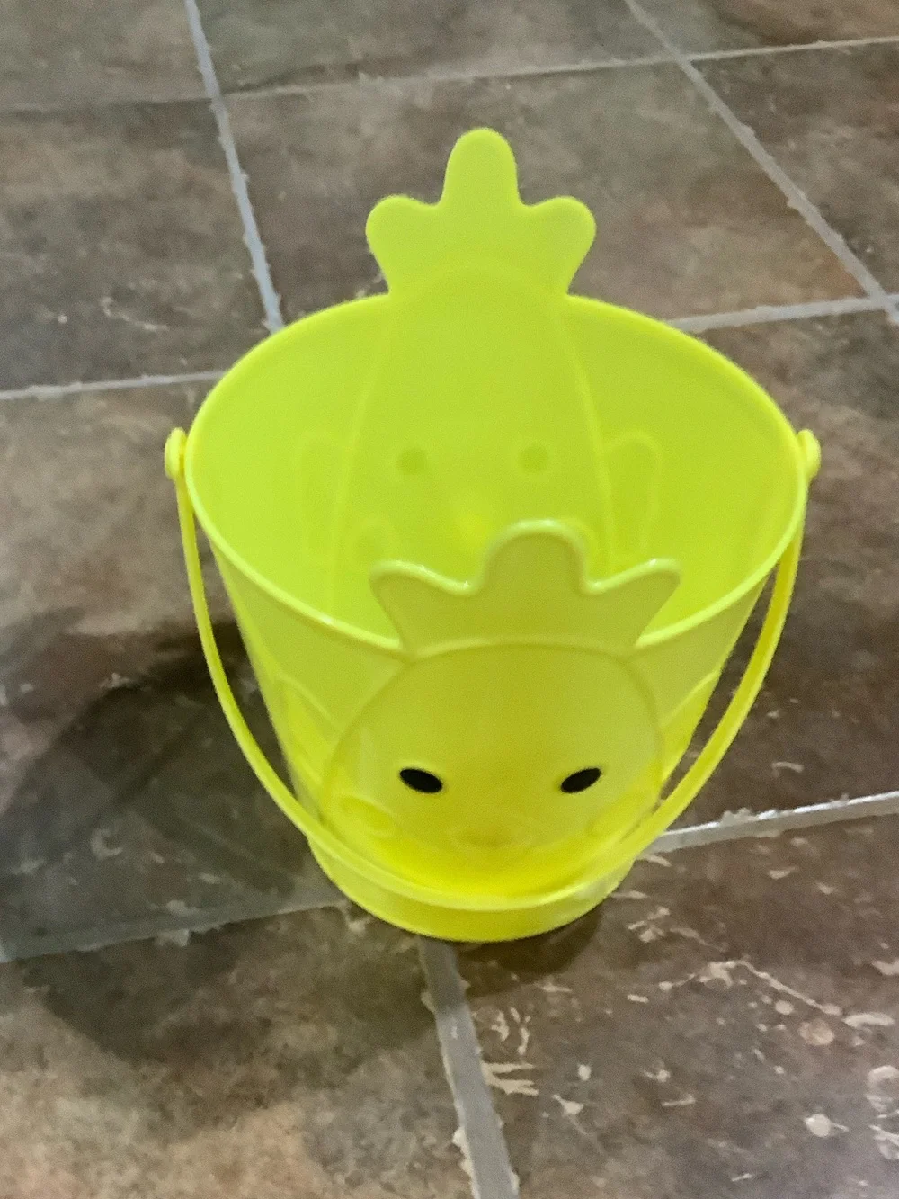 Spring Bunny Kitchen Towel with two Plastic Baskets